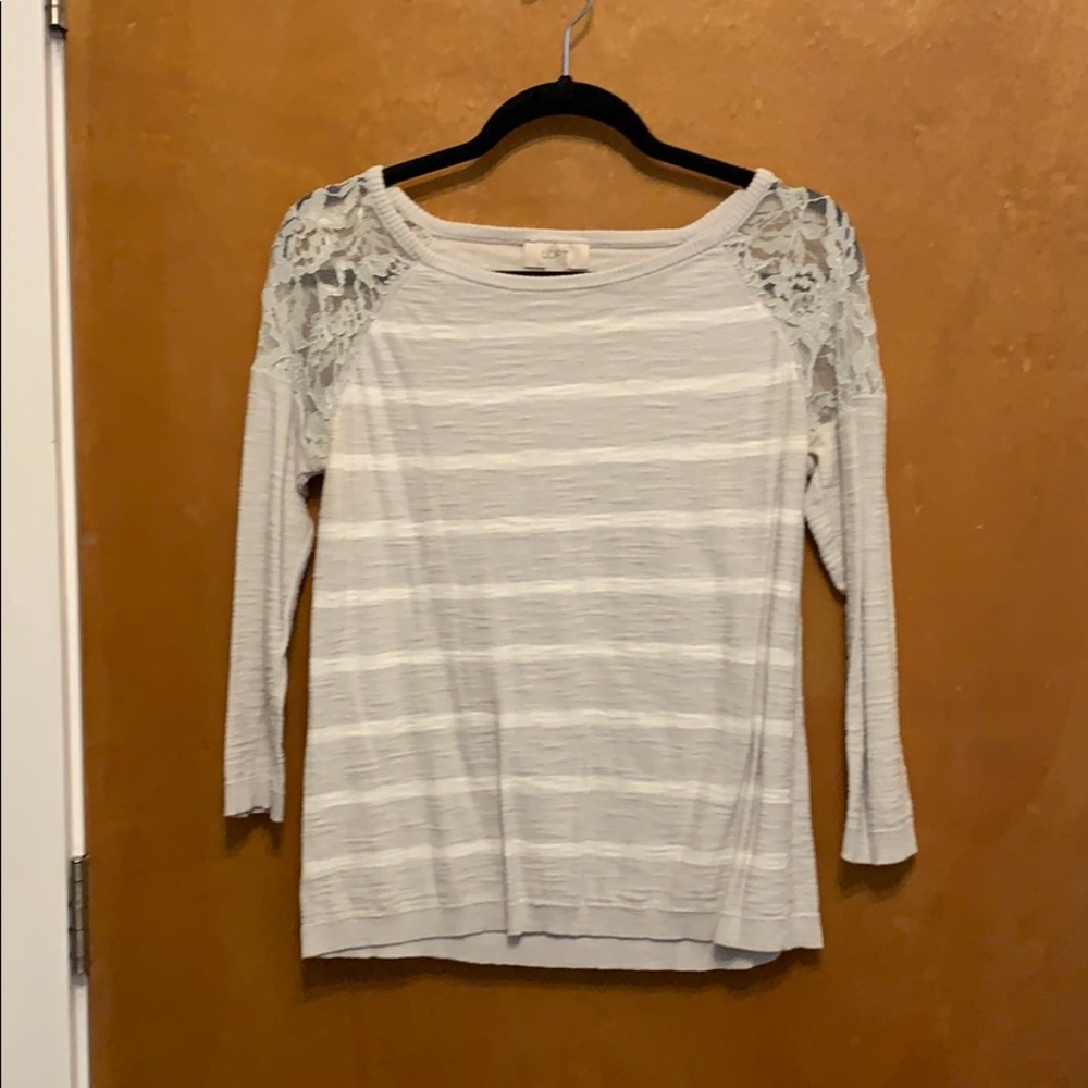 Sweater with Lace detail